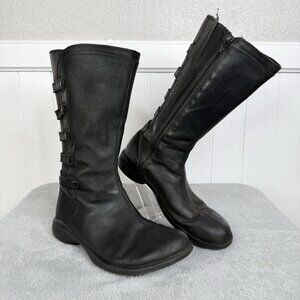 Merrell Women's Captiva Launch 2 Waterproof Mid Calf Boots  Black Leather Sz 11